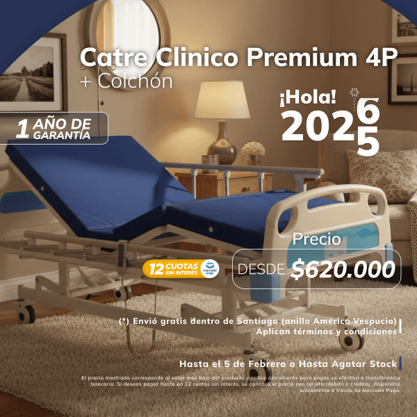 Catre Clínico Eléctrico Premium