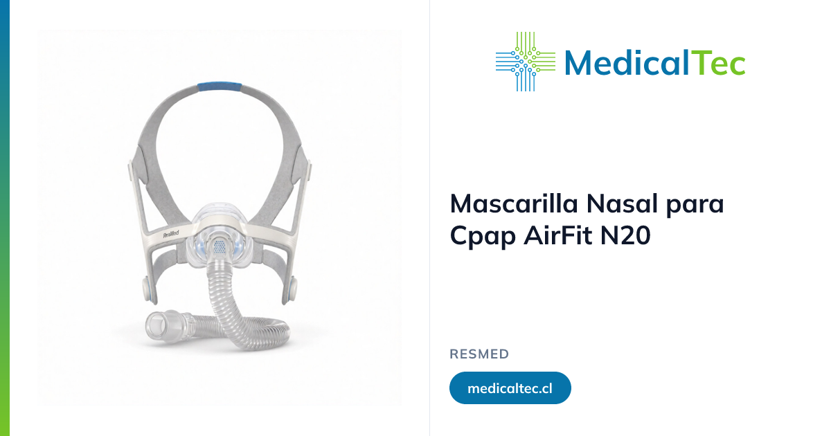 Mascarilla Nasal para Cpap AirFit N20 | Resmed | Medicaltec